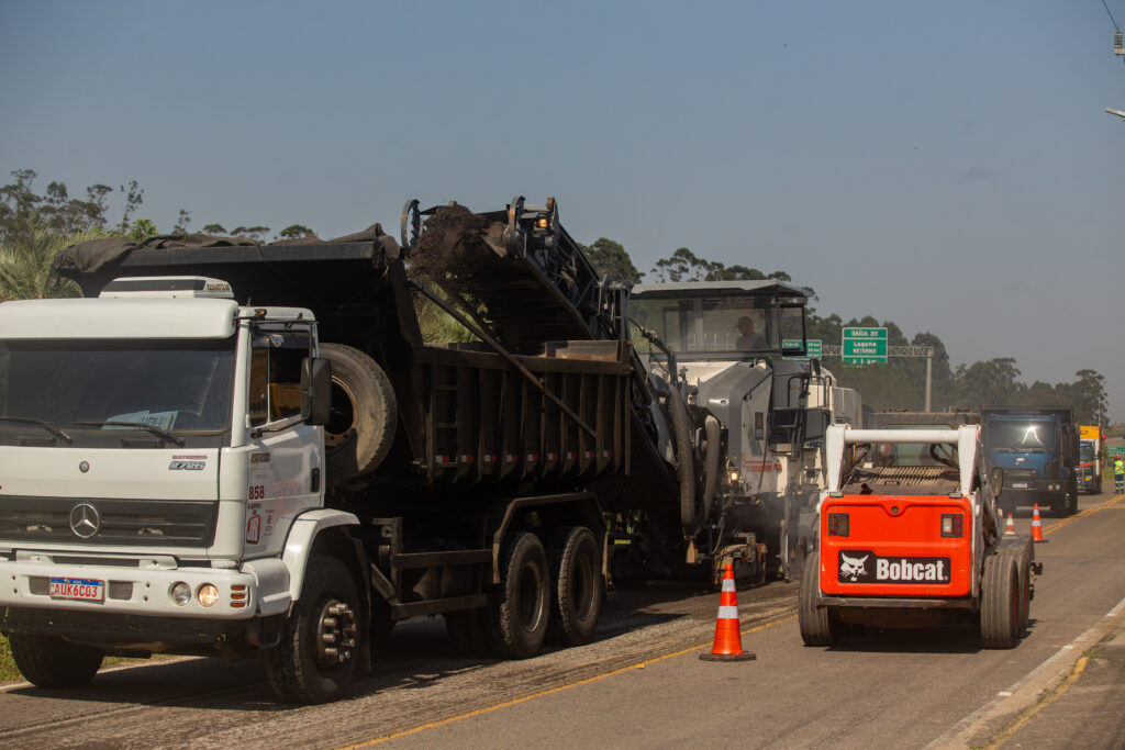 Confira as obras que serão realizadas na BR-101 nesta semana no sul de SC; trechos em Imbituba e Paulo Lopes serão interditados