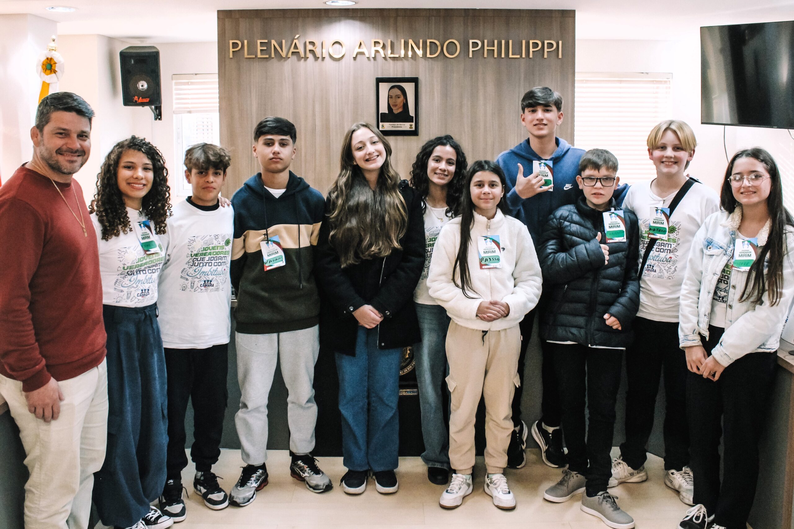 Vereadores Mirins de Imbituba participam de Congresso sobre Cidadania e Paz nas Escolas, promovido pela Alesc, em Braço do Norte