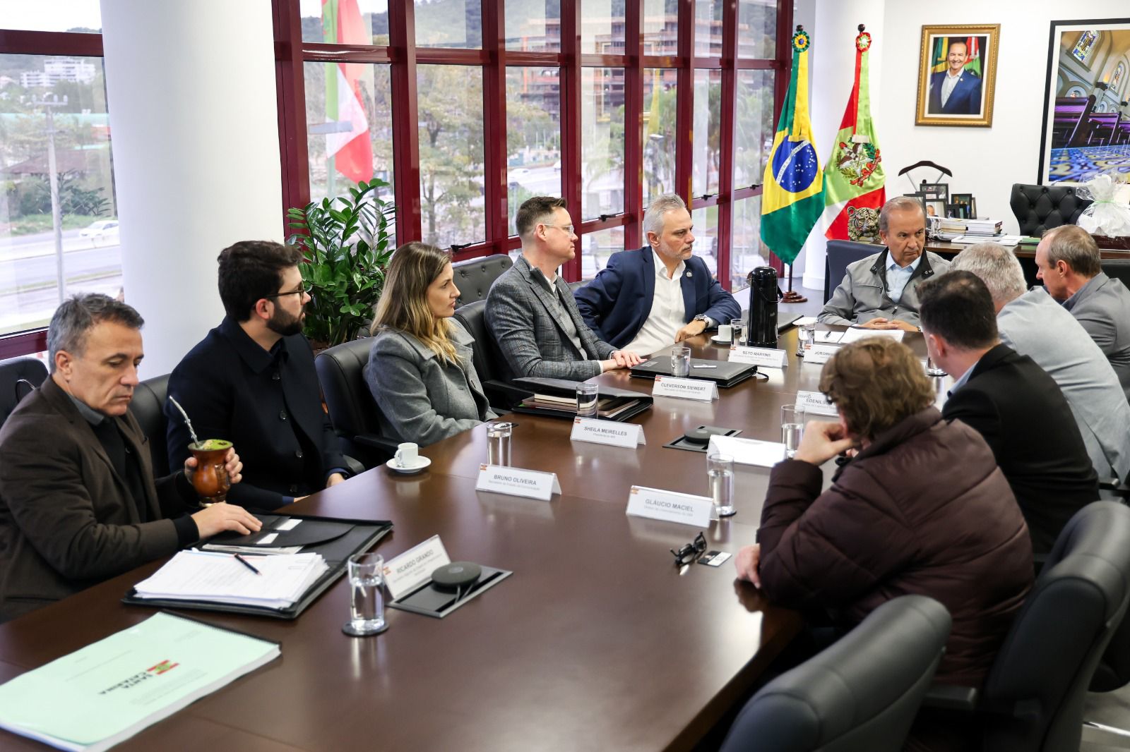 Em reunião com governador Jorginho Mello, Coamo anuncia o oitavo porto de Santa Catarina; Cooperativa do Paraná vai construir terminal em Itapoá até 2030