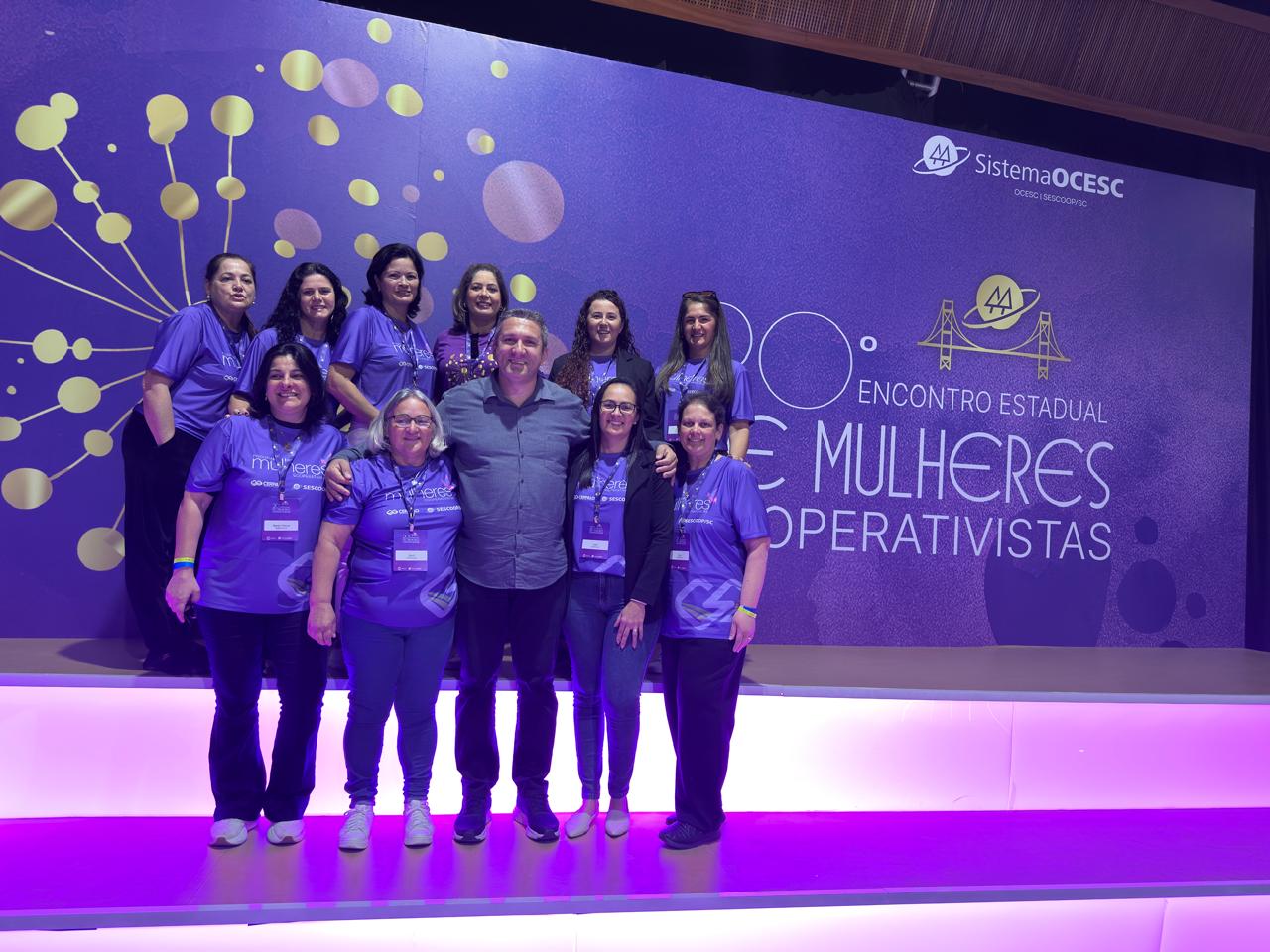 Cerpalo participa da 20ª edição do Encontro Estadual de Mulheres Cooperativistas em Florianópolis
