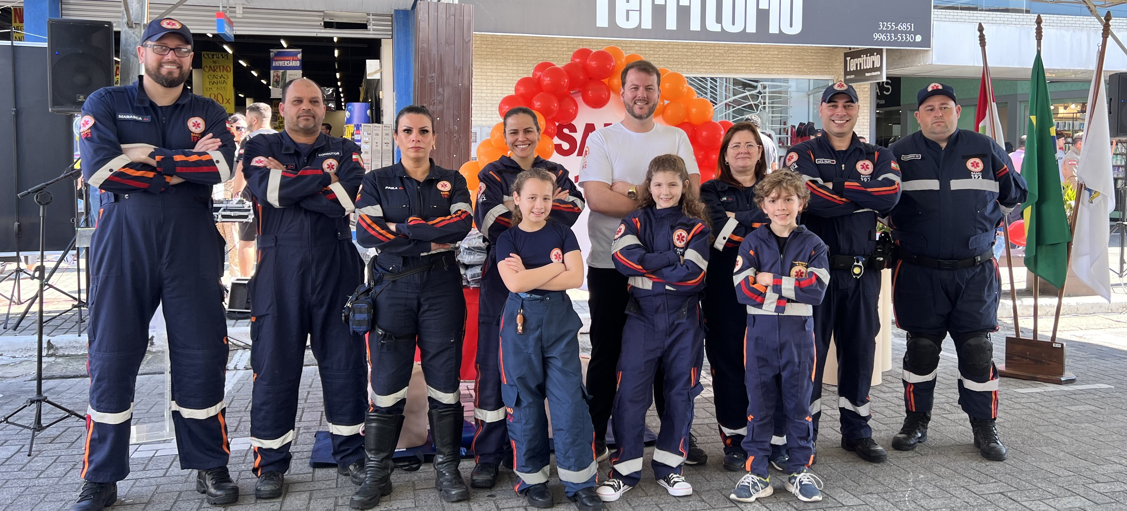 Samu de Imbituba celebra 15 anos de história com simulado, homenagens e entrega de novos equipamentos a equipe