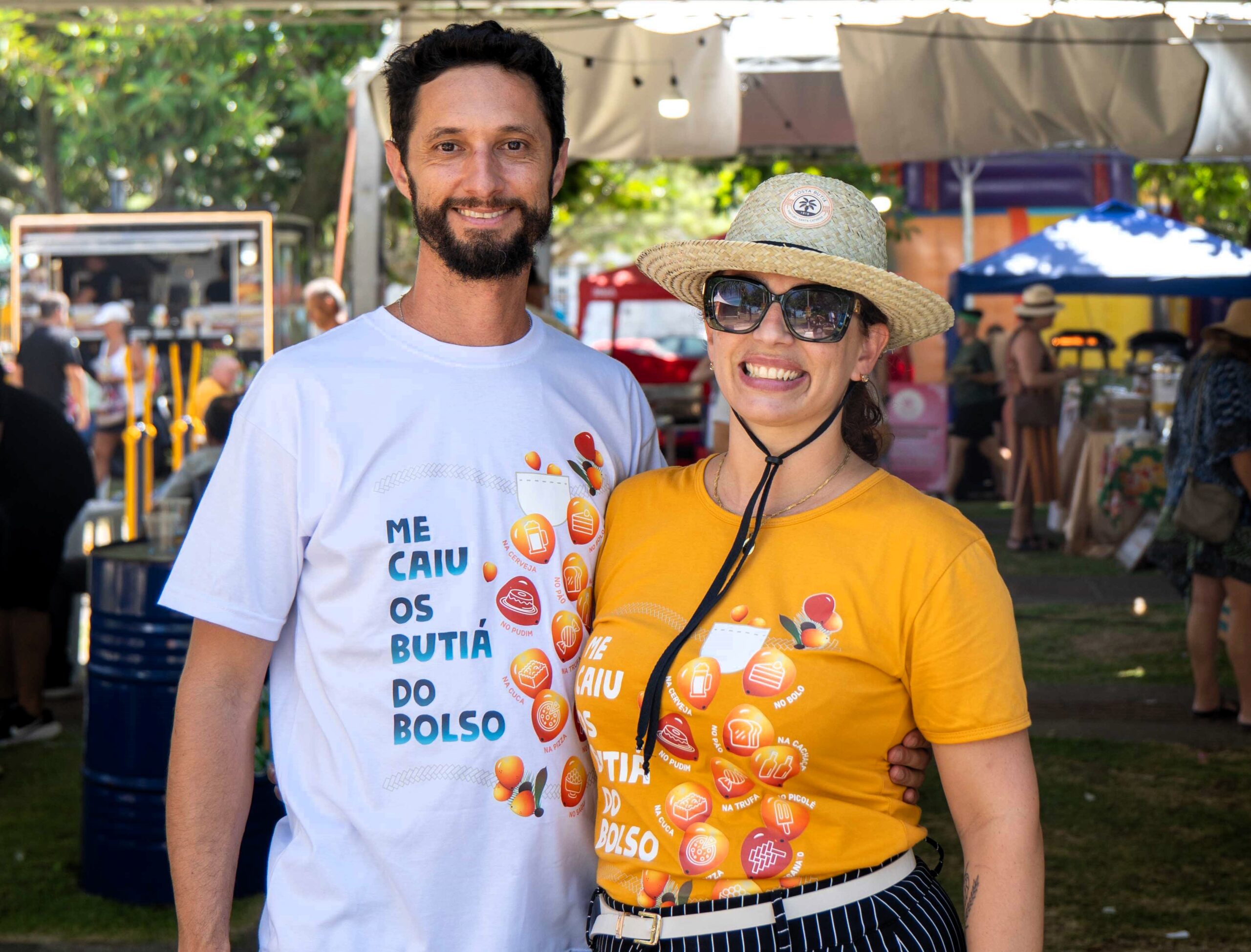 Produtores culturais Mariélen Farias e Eduardo Cardillo celebram sucesso da Festa do Butiá, que movimentou fim de semana em Imbituba
