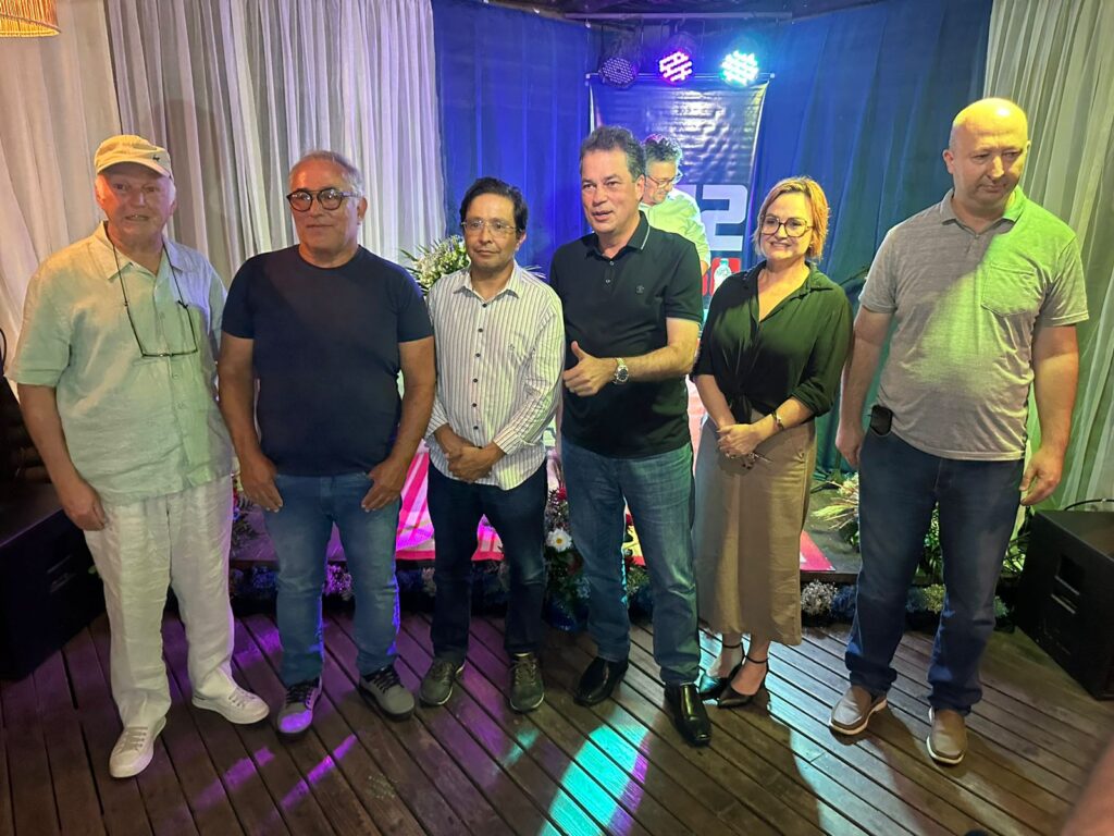 Gelson, Coca, Rosenvaldo, Minotto, Graciela e Manoel  