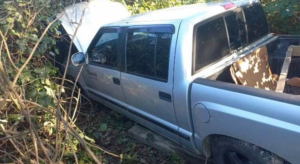 Caminhonete é localizada abandonada e sem três rodas em menos de 24h após o furto em Imbituba