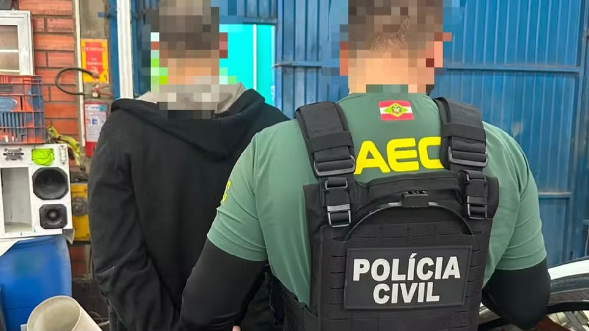 investigado preso em Tubarão