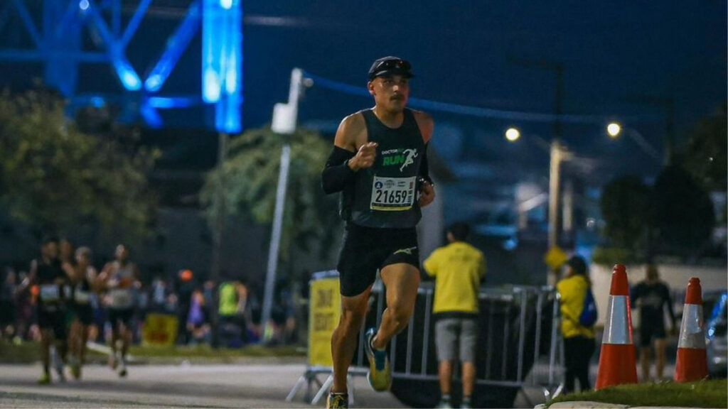 Alan Nicolau na Maratona de Floripa