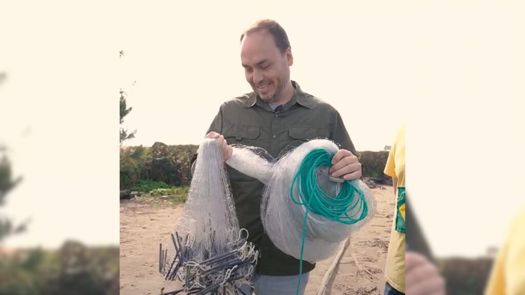 Carlos Bolsonaro em Laguna