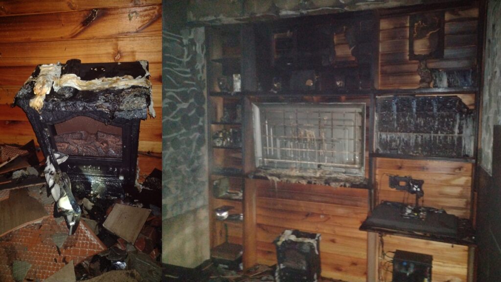 Incêndio atinge residência