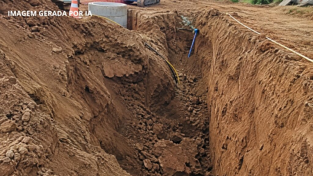 trabalhador fica preso após barranco desabar em Imbituba