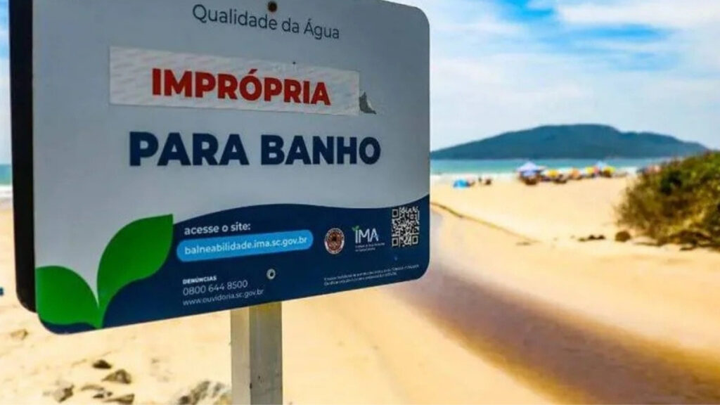 balneabilidade em Garopaba e Imbituba
