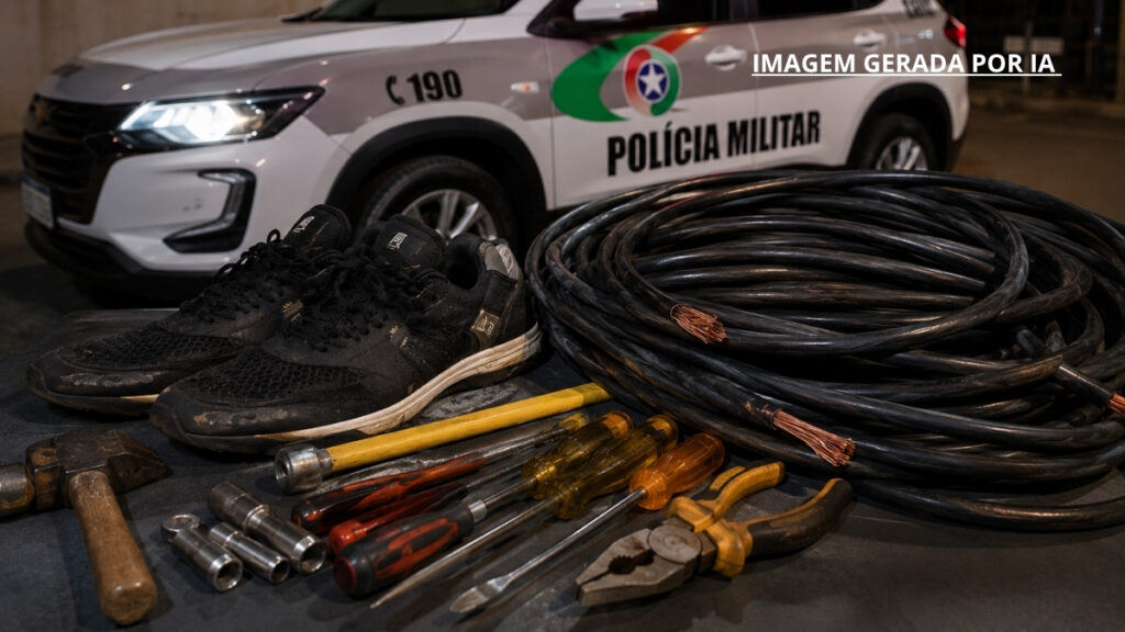 furto de fios em tubarão