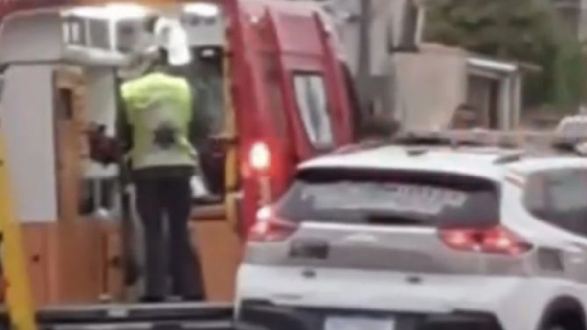 homem ferido em Laguna