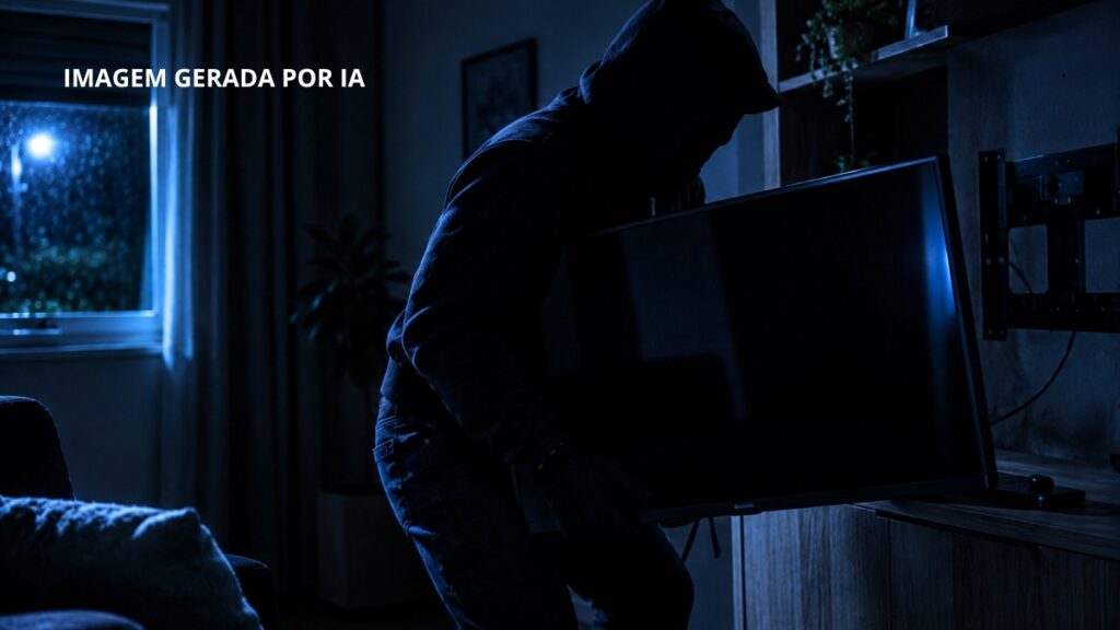 Casa de veraneio é arrombada