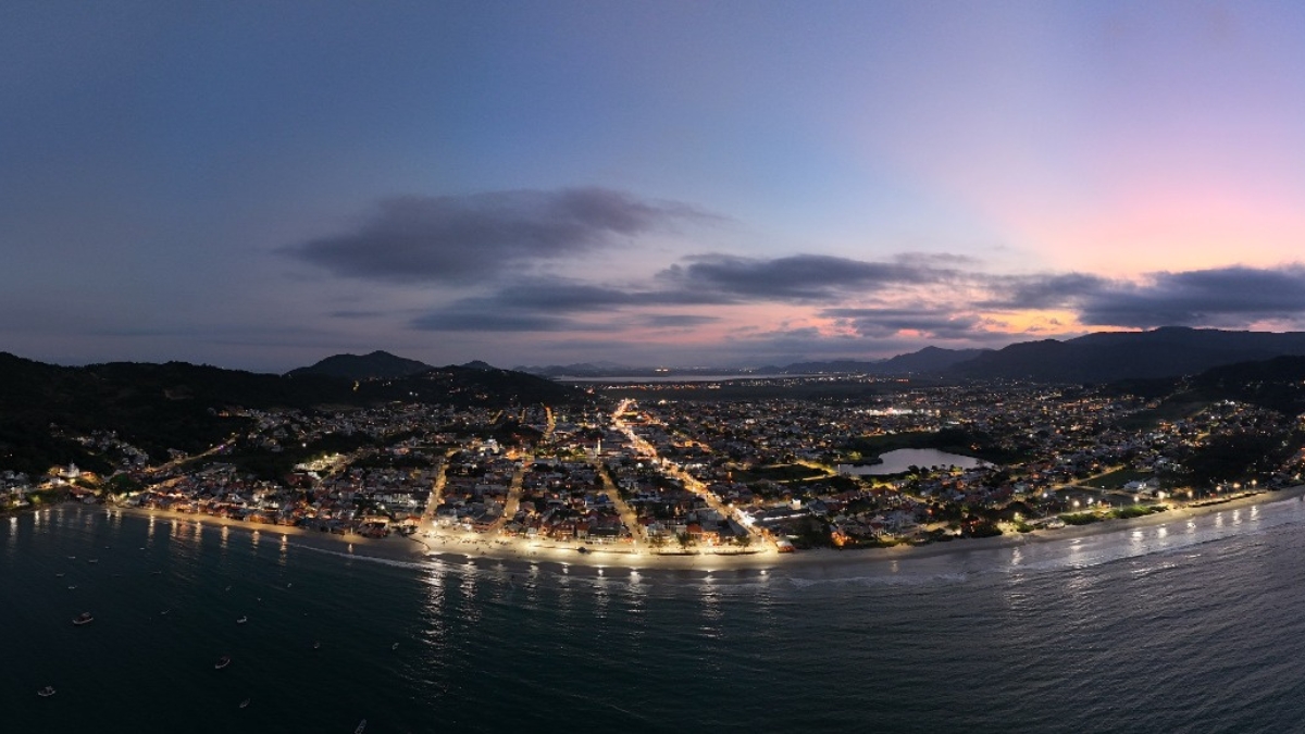 iluminação pública em Garopaba