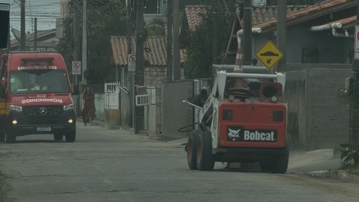acidente com motociclista em Imbituba