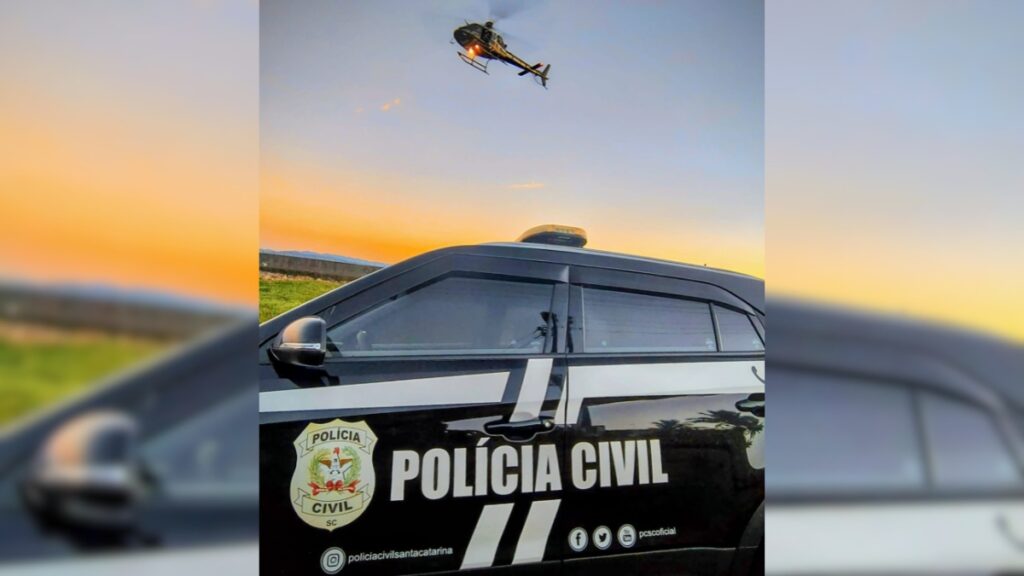 operação policial em Laguna